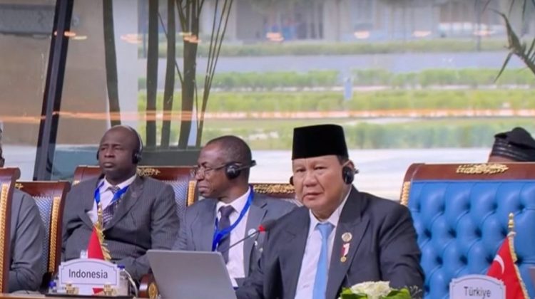 Hadiri Sesi Khusus KTT D-8, Presiden Prabowo Serukan Persatuan Negara Muslim
