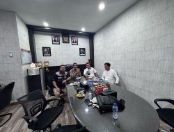Kunker Ketua Elang 3 Hambalang Pebryan Winaldi ke Kapolres Kabupaten Kampar