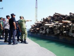Kasum TNI Tinjau Keberhasilan Satgas PKH Amankan Ribuan Kubik Kayu Ilegal