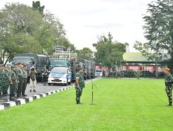 Kasdam I/BB Berangkatkan 204 Personel Tambahan untuk Penanganan Banjir dan Longsor di Wilayah Korem 023/KS