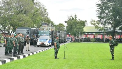 Kasdam I/BB Berangkatkan 204 Personel Tambahan untuk Penanganan Banjir dan Longsor di Wilayah Korem 023/KS