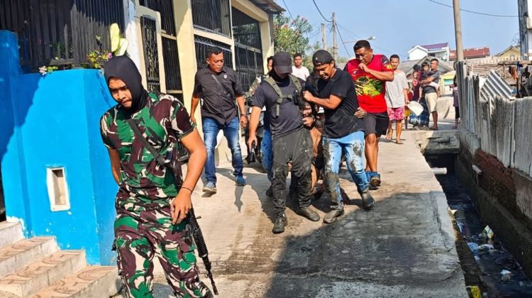 Pom Kodaeral I Gelar Operasi Kamtibmas Gabungan TNI-Polri dan Pemda di Belawan