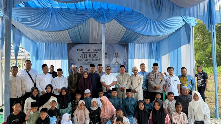 Haru dan Khidmat: Ratusan Warga Hadiri Peringatan 40 Hari Wafatnya Ibunda Pebriyan Winaldi di Kampar