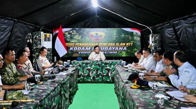 Tinjau Korban Gempa Nagekeo, Presiden Prabowo Pastikan Penanganan Bencana Berjalan Optimal